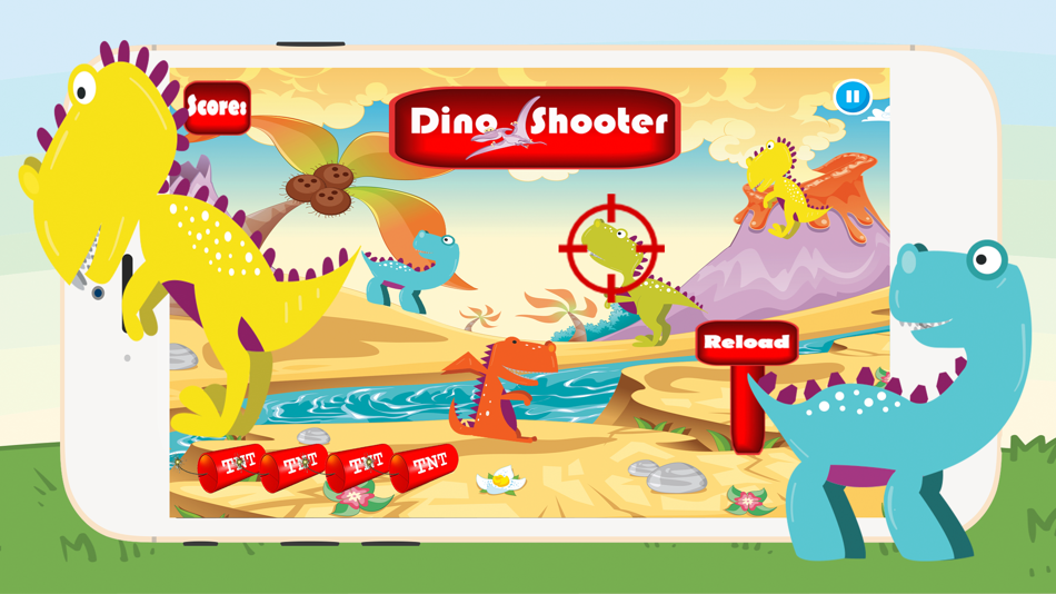 Go Little Dinosaur Shooter Games Free Fun For Kids - 1.0.2 - (iOS)