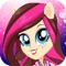 • Design a variety of hairstyles and add streaks of color to her hair