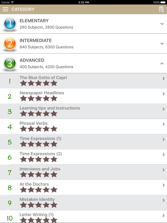 Screenshot #5 pour English Grammar Test - Basic to Advance level