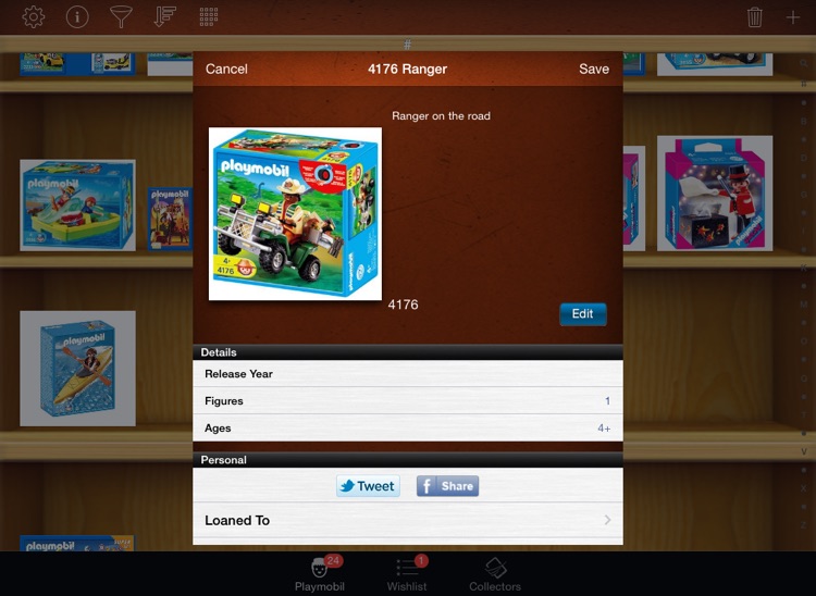 Playmobil Collectors for iPad