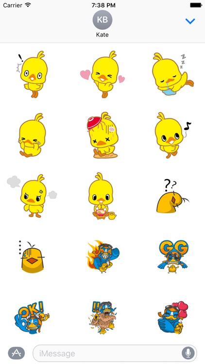 Duck Collection Stickers Pack for iMessage