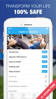 hypnosis for health & wellness iphone screenshot 3