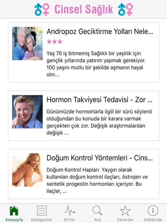 Screenshot #5 pour Cinsel Sağlık - Cinsel Problemler - Cinsel Sorular