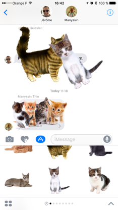 Cat Stickers screenshot 3