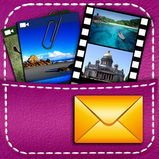 Email Multiple Photos & Videos Attachment Share icon