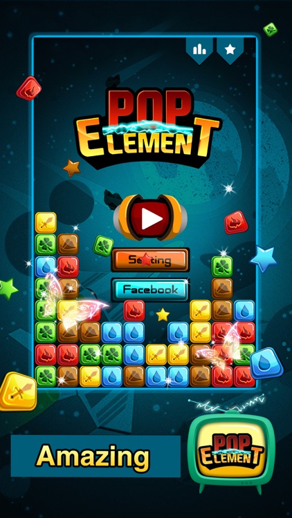 Popstar Element - Pop the stars for puzzle lovers