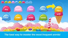 sight words games in candy land - reading for kids iphone screenshot 3