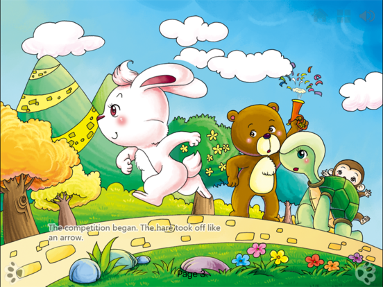The Tortoise and the Hare - Fairy Tale iBigToy iPad screenshot 5 - Book app