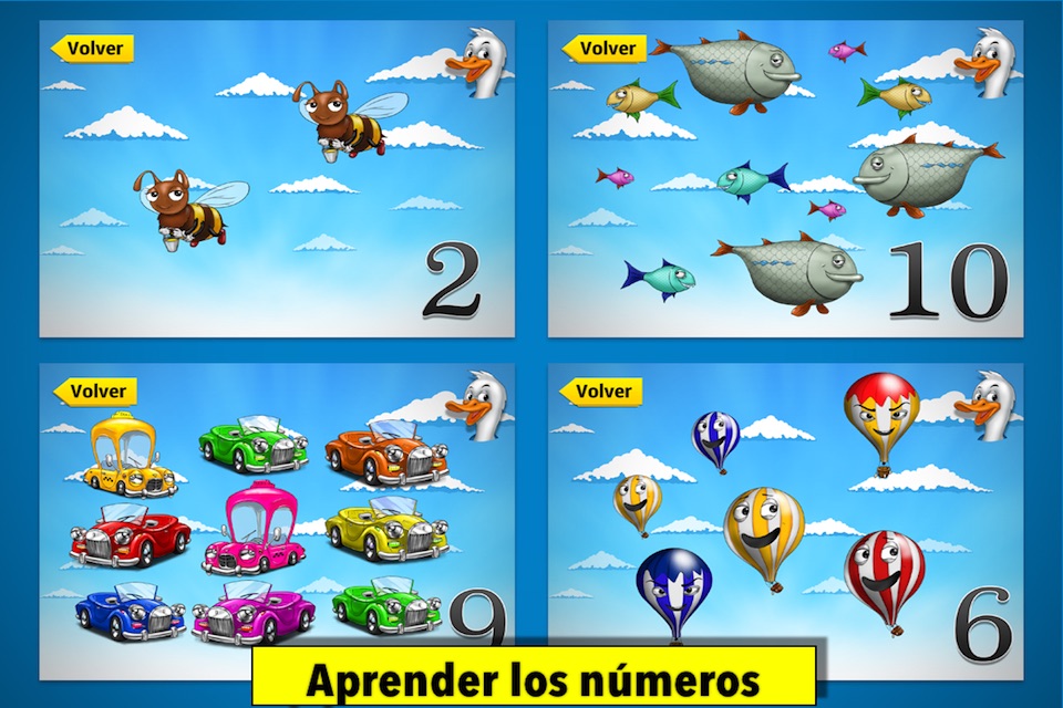 juegos preescolares para aprender los números screenshot 2