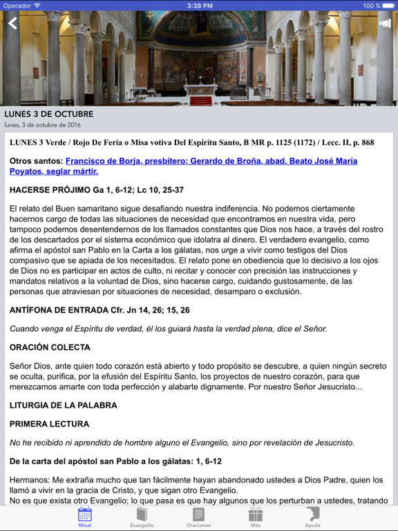 Screenshot #6 pour Misal Colombia, Perú, Ecuador, Bolivia y Venezuela