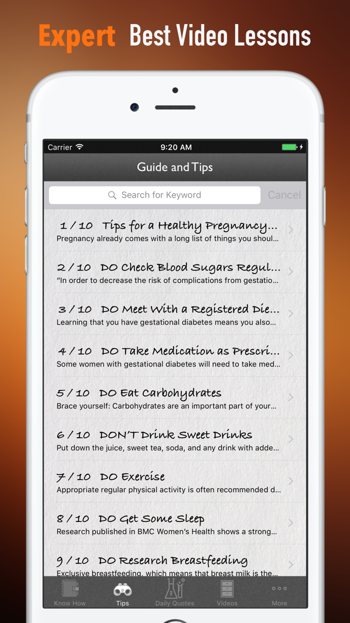 妊娠糖尿病饮食知识百科快速自学参考指南和教程视频