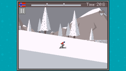 Screenshot #1 pour Retro Winter Sports 1986