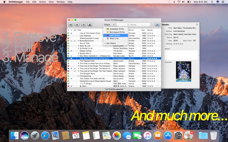 DVDManager screenshot