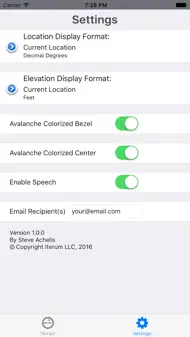 Avalanche Inclinometer iphone bilder 4