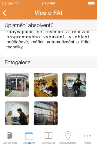 Studuj UTB screenshot 3