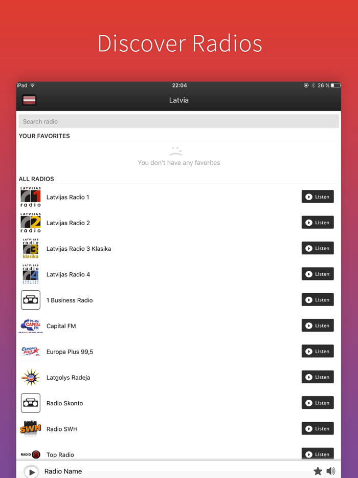 Radio Latvia - Radios LAT FREE