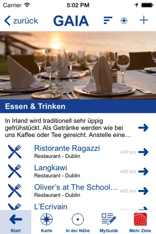 GAIA Reise-App screenshot 4