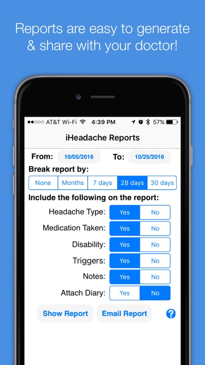 iHeadache - Headache & Migraine Diary screenshot-3