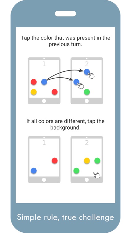 Track'n Tap: a focus game