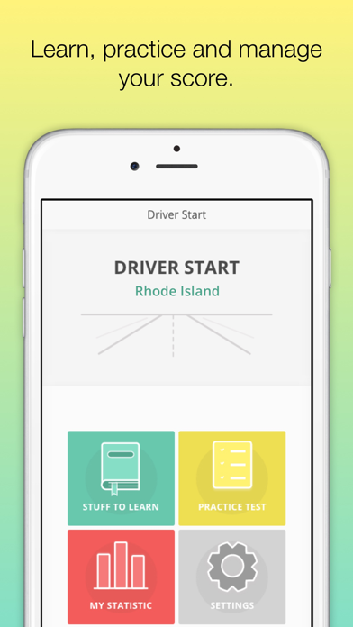How to cancel & delete Rhode Island DMV - Permit test from iphone & ipad 1