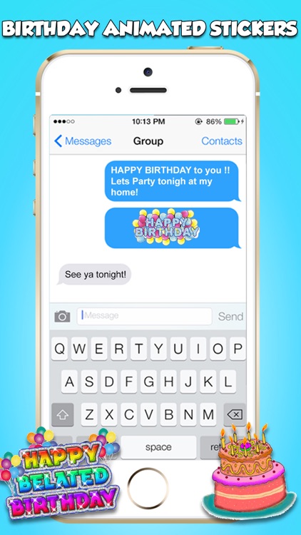 Happy Birthday Animated Emojis & GIFs screenshot-3
