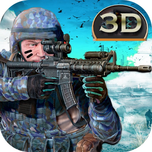 Modern Assassin Sniper. Frontline Commando Forces Icon