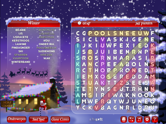 Screenshot #4 for WordSearch Christmas (Dutch)