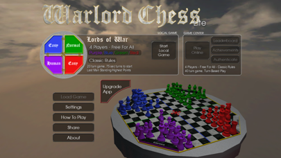 Screenshot #1 pour Warlord Chess Lite
