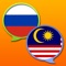 This is Malay - Russian and Russian - Malay dictionary; Kamus Melayu - Rusia dan Rusia - Melayu / Малайско - Русский и Русско - Малайский словарь