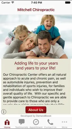 Mitchell Chiropractic screenshot 2