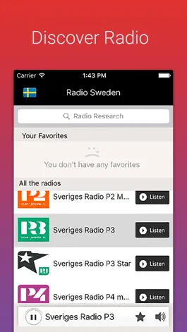 Game screenshot Radio замша - Sveriges Radio - Radios SW FREE apk