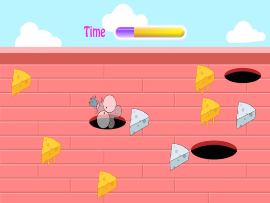 Little mouse cheese eating time mini game - Happy Box iPad screenshot