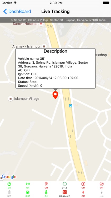 Spotifire Vehicle Tracking screenshot-3