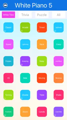 Game screenshot White Piano 5 : Tiles Master 5 Magic Trivia games apk