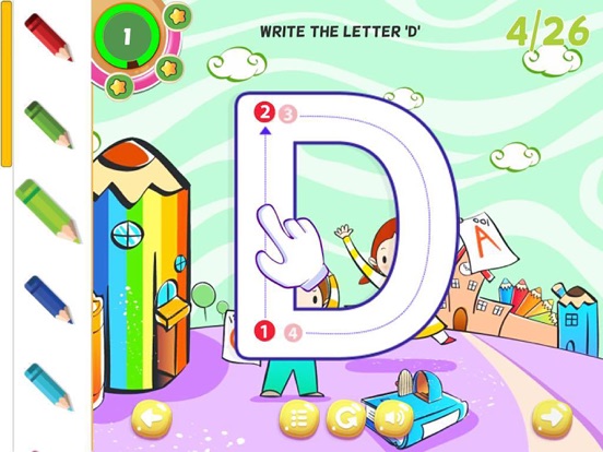 ABC Alphabet Learning Letter Writing for Kids iPad screenshot