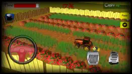 lawn mowing & harvest 3d tractor farming simulator iphone screenshot 2