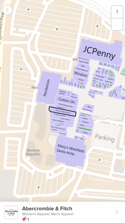 Santa Anita Mall Map Santa Anita, Powered By Malltip By Malltip Inc