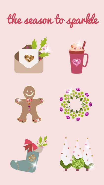 X-mas Glitter Sticker