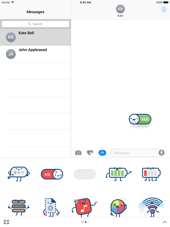 Screenshot #6 pour iConic Sticker Pack