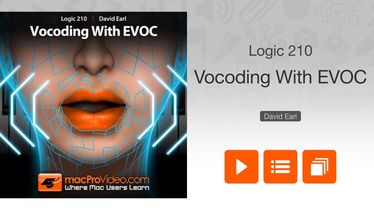 Course For Logic 210 - Vocoding With EVOC