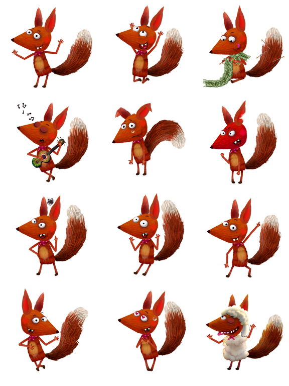 Screenshot #4 pour Little Fox Stickers