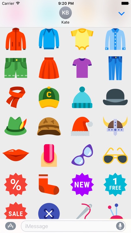 Outfit Stickers Pack