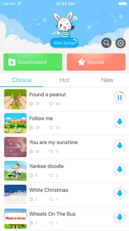 Game screenshot Kids Songs，Children Song, Learning Kids song，English Songs for Children 1-9 Years Old apk