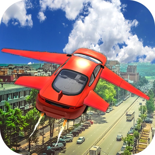 Extreme Stunt Flying Car Driving Racer Games iOS App