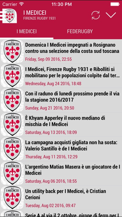Rugby I MEDICEI