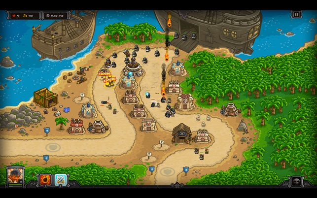 Captura de pantalla en HD de Kingdom Rush Frontiers