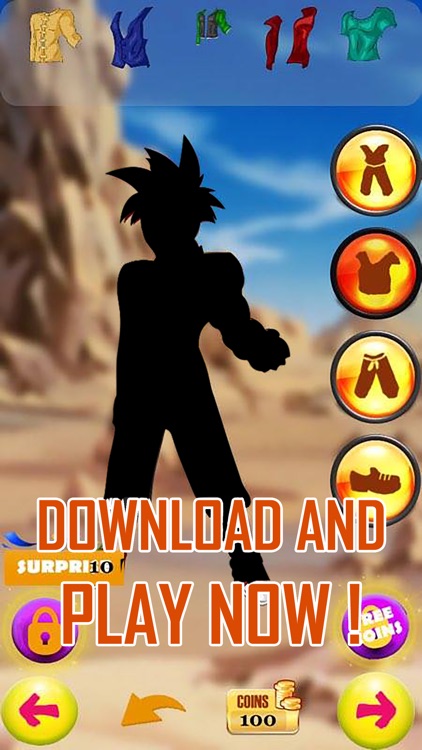 Super Saiyan Dragonvale Battle Dress up for DBZ GT