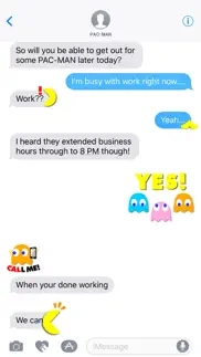 pac-man moving stickers iphone capturas de pantalla 2