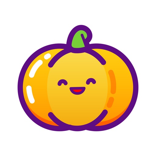 Happy Halloween - Cute Holiday Pumpkin Icon