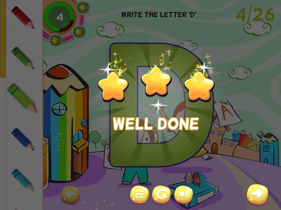 ABC Alphabet Learning Letter Writing for Kids iPad screenshot